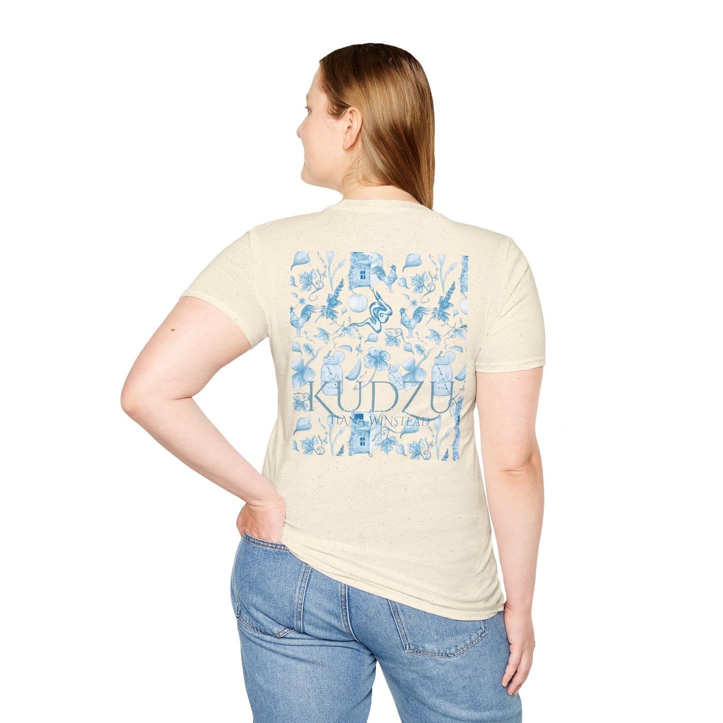 Kudzu Floral Unisex Softstyle T-Shirt - Casual Summer Vibe