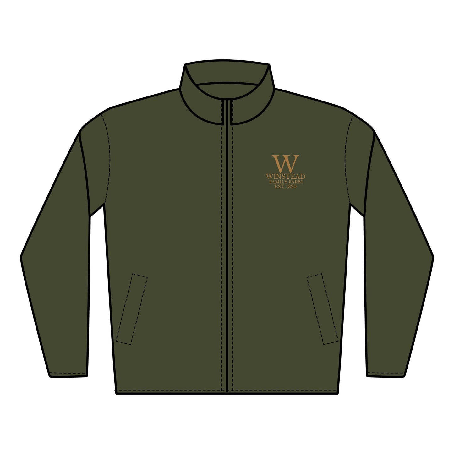 Embroidered W Monogram Quilted Jacket