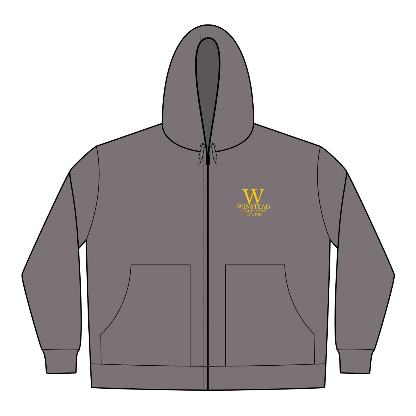 Embroidered Work Hooded Jacket - CornerStone Duck Cloth Zip-Up