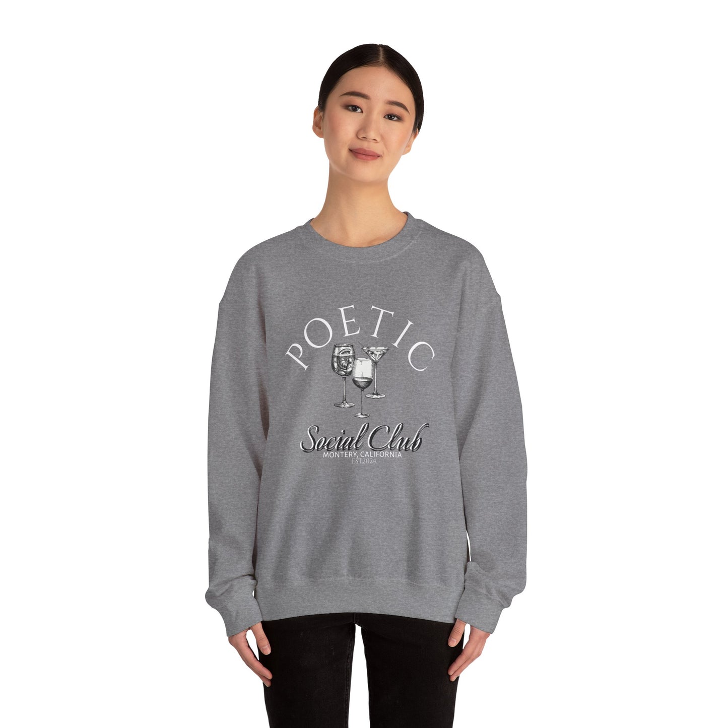 Bravo for The Poetry Social Club Crewneck Sweatshirt