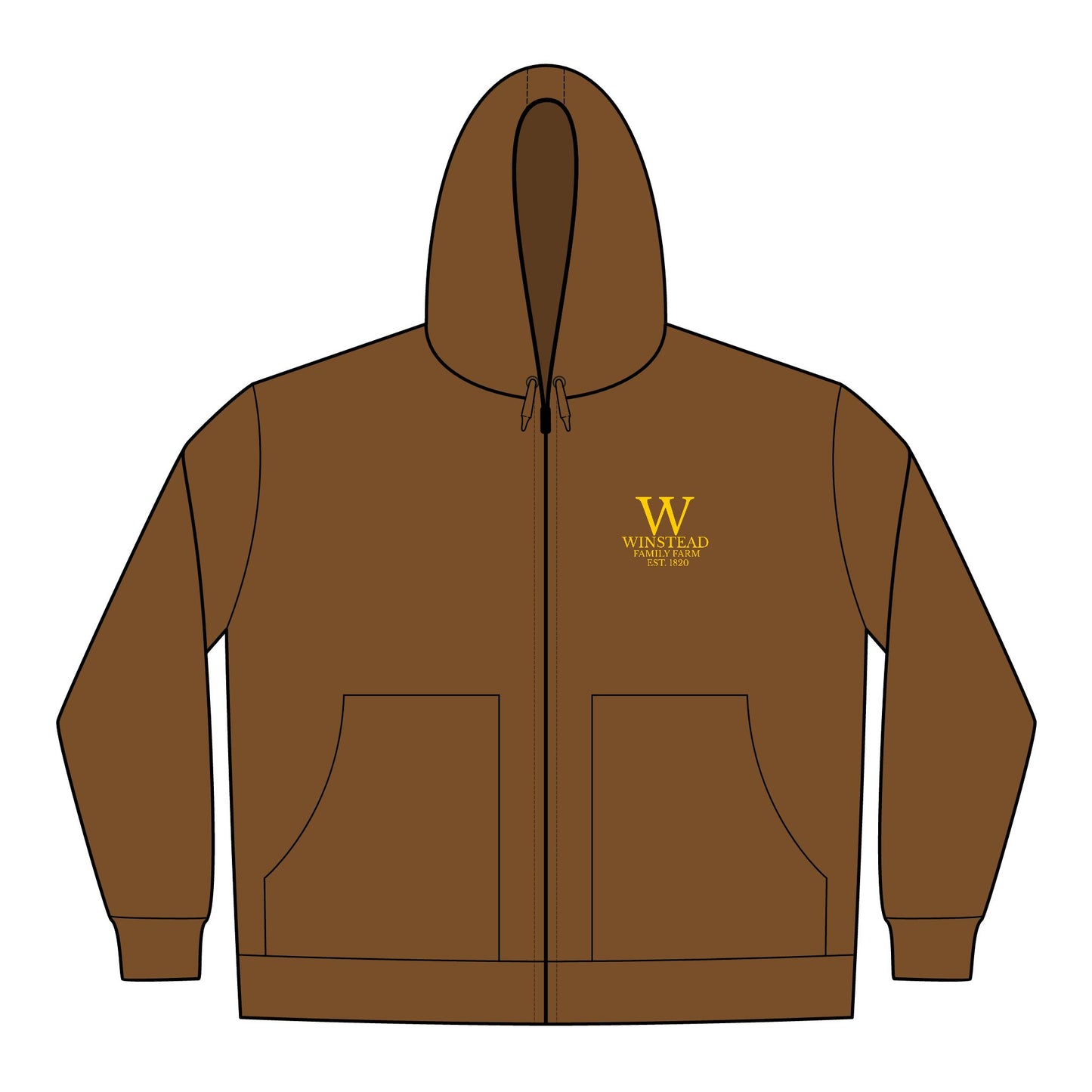 Embroidered Work Hooded Jacket - CornerStone Duck Cloth Zip-Up